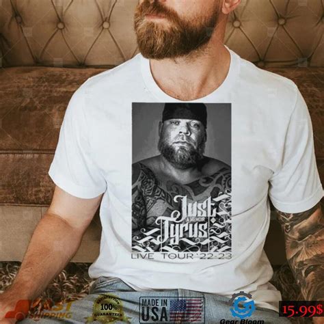 Tyrus Just A Memoir Tyrus Live Tour 2022 2023 T shirt - Gearbloom