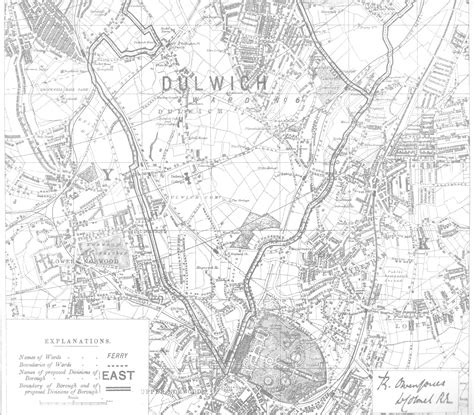 an old map of the city of durham