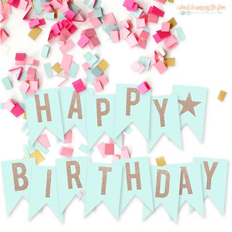 Free Printable Happy Birthday Banner | Happy birthday banner printable ...