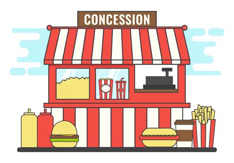 Concession Stand Vector Illustration 173407 Vector Art at Vecteezy