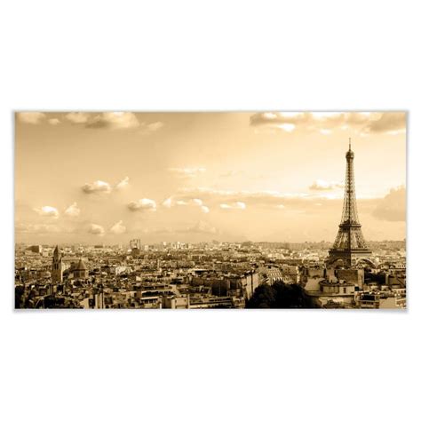 Poster - Paris Skyline - Panorama | wall-art.fr