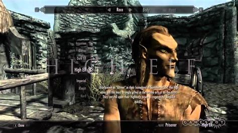 A Character Creation Guide - The Elder Scrolls V: Skyrim - YouTube