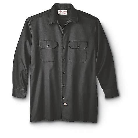 Dickies Men's Long Sleeve Work Shirt - 185501, Shirts at Sportsman's Guide