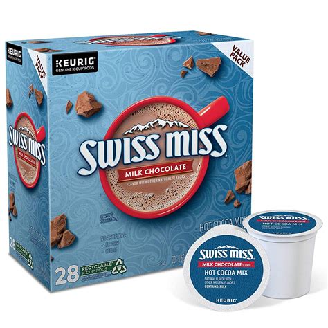 Swiss Miss Milk Chocolate Hot Cocoa Keurig Single-Serve K Cup Pods