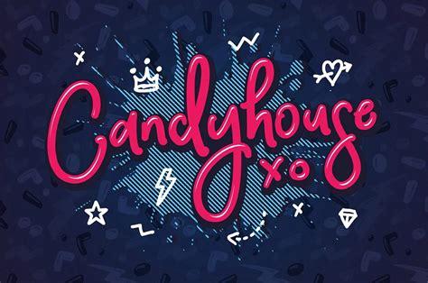 Candyhouse: A Playful And Fun Script Font To Add To Your Work