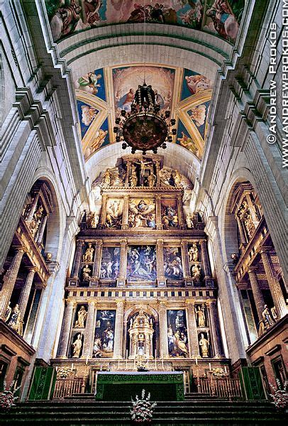 Royal Basilica Interior, El Escorial | Framed Photograph by Andrew ...