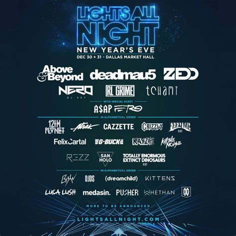 Lights All Night reveals full lineup for Dallas NYE festival ...