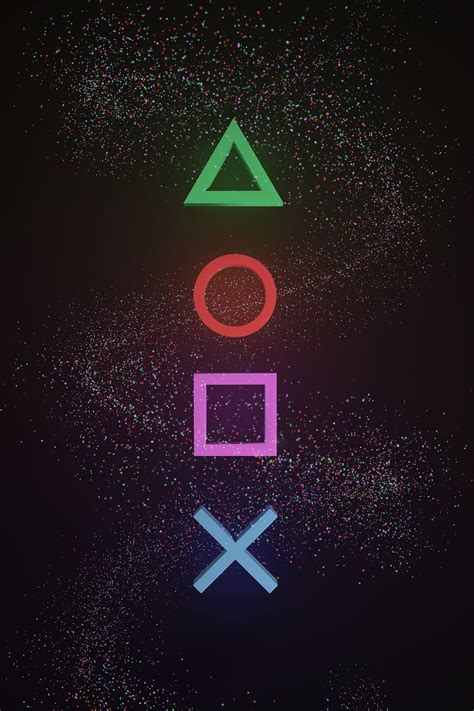 Playstation Inspired Art, PRINT, Poster, Symbols, Gaming Room Wall ...