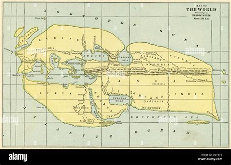 Original Eratosthenes Map Of The World