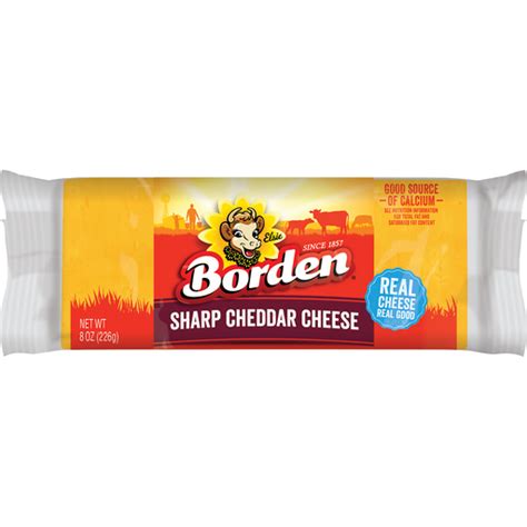 Borden Cheese 8 oz | Packaged | Market Basket