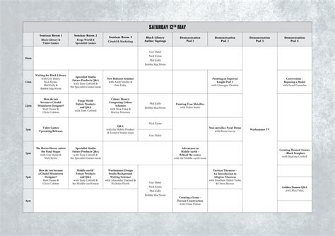 Warhammer Fest 2018 – Schedule and Map revealed! – Sprues & Brews