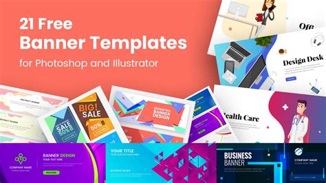 21 Free Banner Templates For Photoshop And Illustrator in Adobe ...