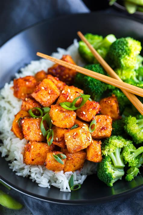 Sweet and Spicy Sriracha Tofu | Recipe | Sweet and spicy, Recipes, Spicy