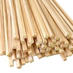 Wood Dowels -Square 1/4"