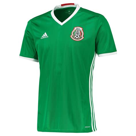 adidas Mens Gents Football Soccer Mexico National Team Home Shirt 2016 ...