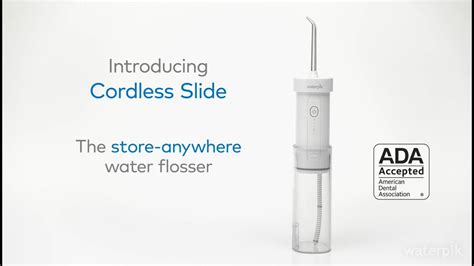 How to Use the Waterpik™ Cordless Slide Water Flosser - YouTube