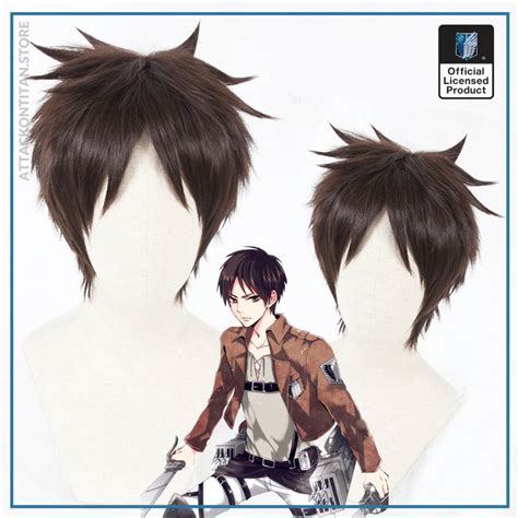 Attack on Titan Cosplay - Eren Jaeger Cosplay Wig 30cm Short Hair ...