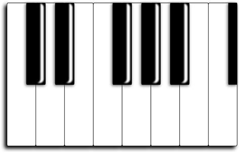 Piano Keyboard Layout Printable - ClipArt Best