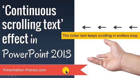 Scrolling Text After Effects Template