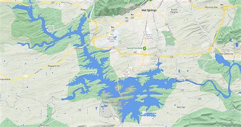 Lake Hamilton Map - Cilka Delilah