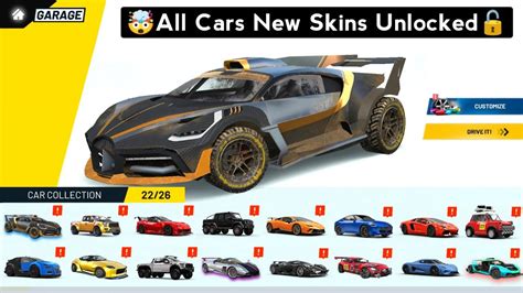 🤯All Cars New Skins Unlocked🔓 - Extreme Car Driving Simulator 2023 ...