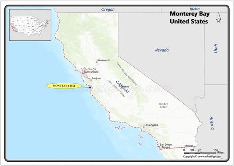 Where is Monterey Bay, California? Map, Facts, Places to visit