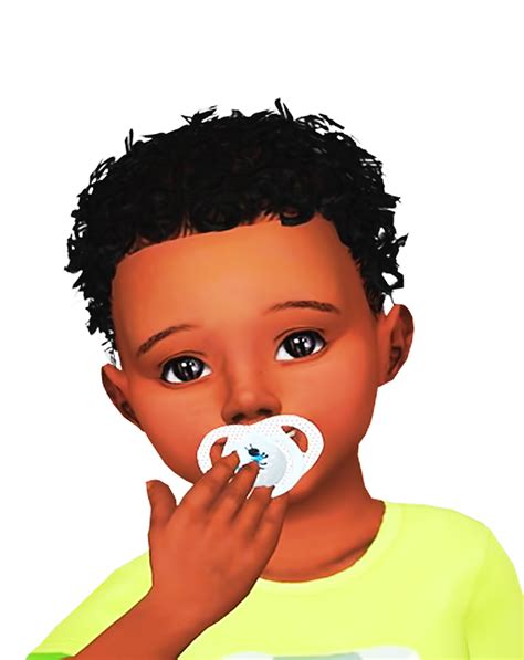 Ebonix | Cherub Curls | Toddler hair sims 4, Sims baby, Sims hair