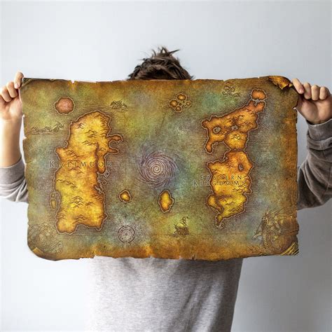 World of Warcraft WOW Classic Vanilla Map World Map - Etsy Canada