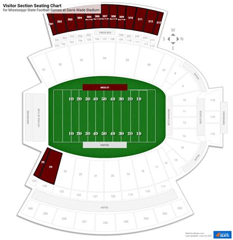 Ms State Football Stadium Seating Chart | Printable Templates Free