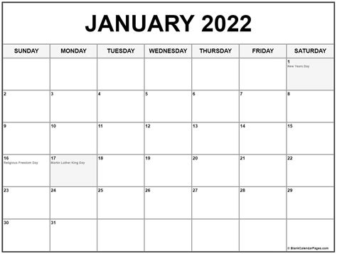 December 2023 January 2022 Calendar PNG