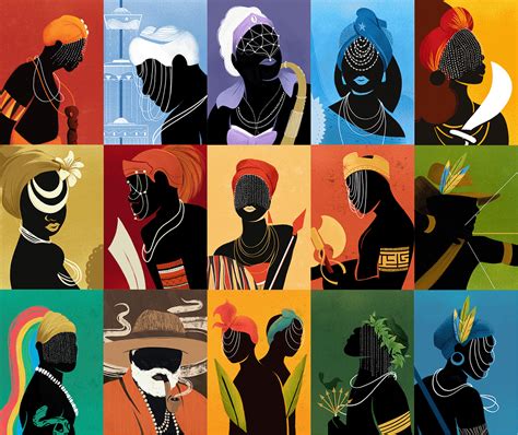 Orishas 2018 on Behance | Africa art design, African art paintings ...