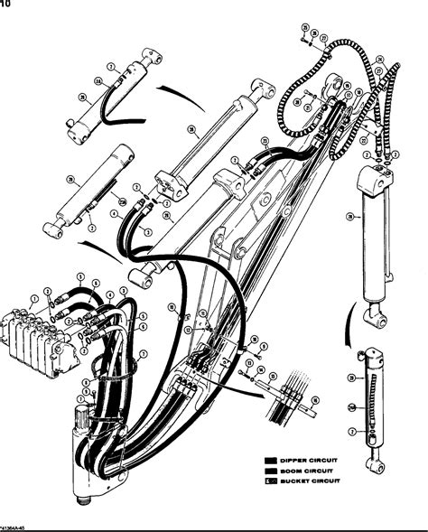 Ford 555 Backhoe Hydraulic Diagram