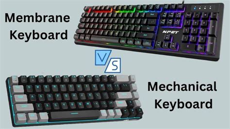 Mechanical vs Membrane Keyboards: Key Differences