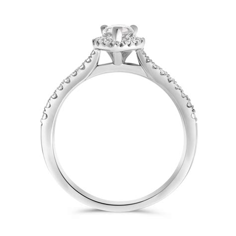 Diamond Pear Shaped Engagement Ring Setting | Marquis Jewelers