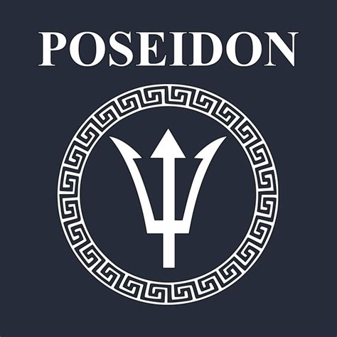 Poseidon Ancient Greek God - Poseidon - T-Shirt | TeePublic