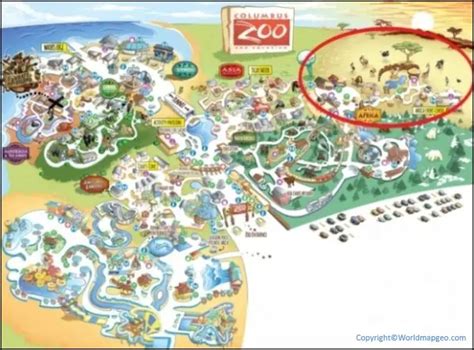 Columbus Zoo Map [Columbus Zoo and Aquarium Map]