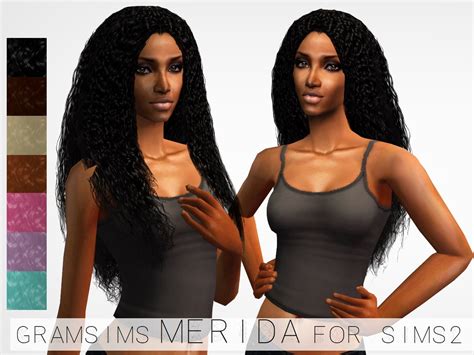 Gramsims' Merida, in both versions, for s2 - Grecadea sims