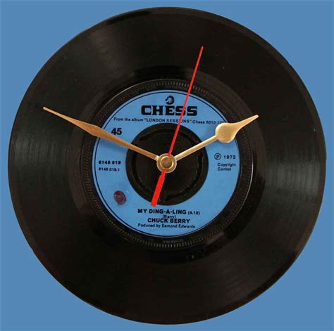 Chuck Berry - My Ding-a-ling - Vinyl Clocks