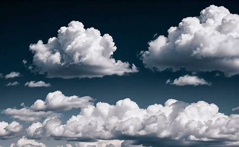 The Photo of the Fluffy Clouds Background Wallpaper 30000586 Stock ...