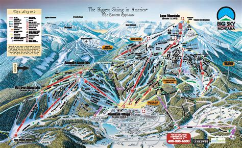 Big Sky Ski Map Free download