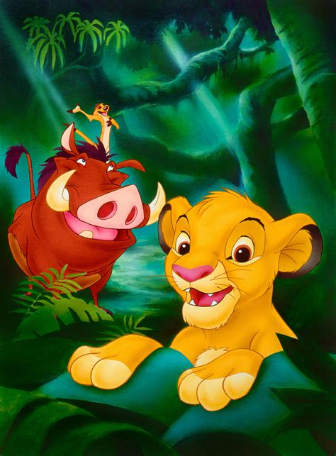 Lion King - Simba, Pumba and Timon :: Behance