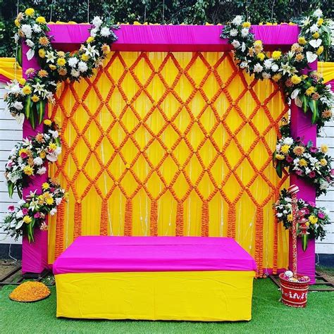 19 Incredible Haldi Decor Ideas For The Perfect Indian Wedding | WedMePlz