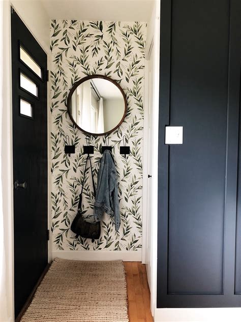 OUR NEW ENTRYWAY WALLPAPER & HOW TO INSTALL IT | PLUS A MAGNOLIA HOME ...