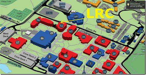 Uncc Campus Map Printable