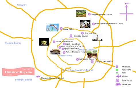 Chengdu Tourist Map