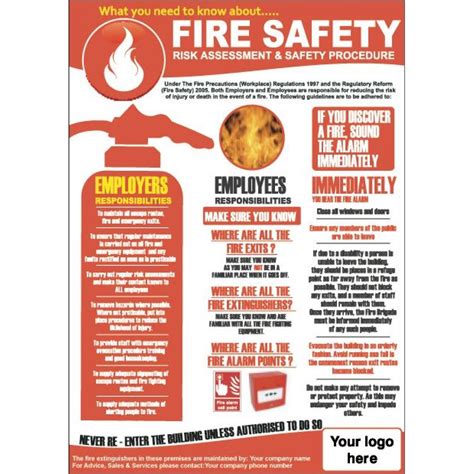 Printable Fire Safety Posters