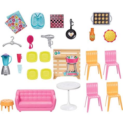 Barbie Malibu House - A Playset with 25+ Themed Accessories