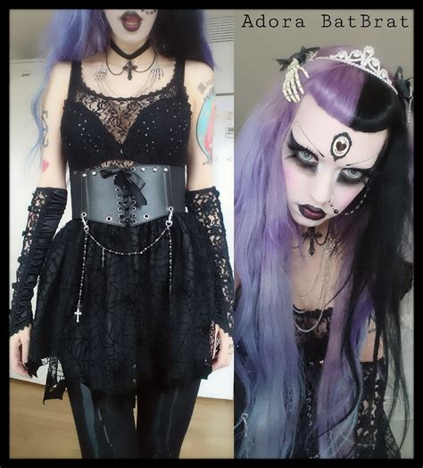 Adora BatBrat: Today's Goth look - Emo Goth