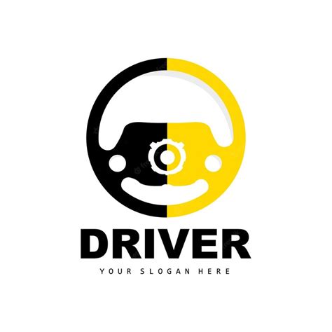 Premium Vector | Car steering logo driver vector transport vehicle ...