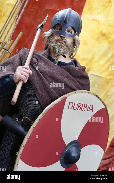 Exhibit, Dublinia Viking and Medieval Museum, Dublin, Ireland Stock ...